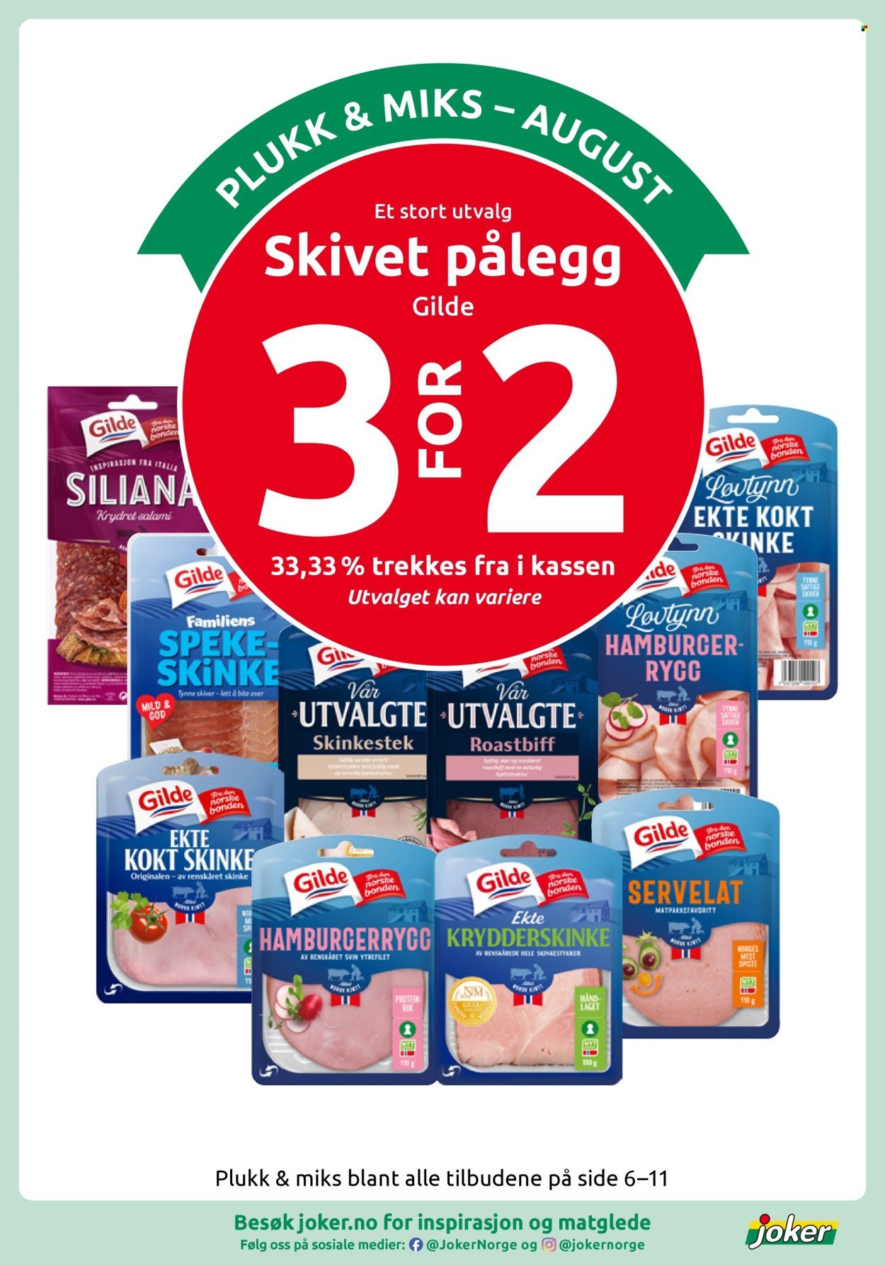 JOKER kundeavis - Fra søndag 2. august 2026