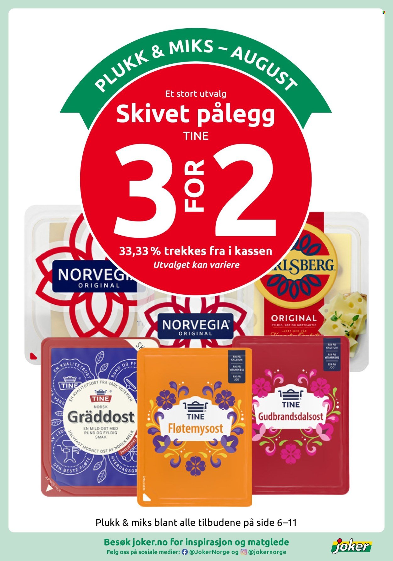 JOKER kundeavis - Fra søndag 2. august 2026