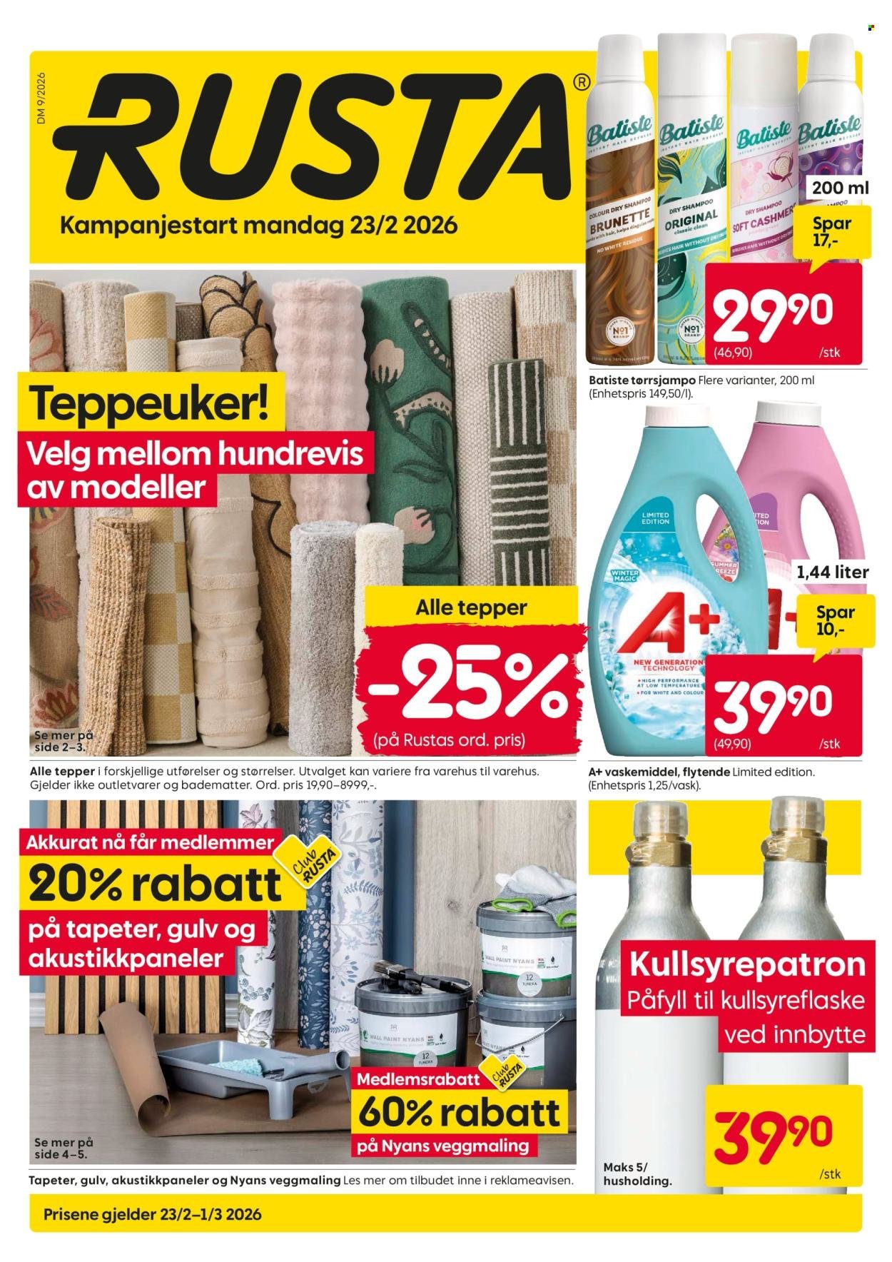 RUSTA kundeavis - Fra mandag 23. februar 2026 (2026-02-23 - 2026-03-01)