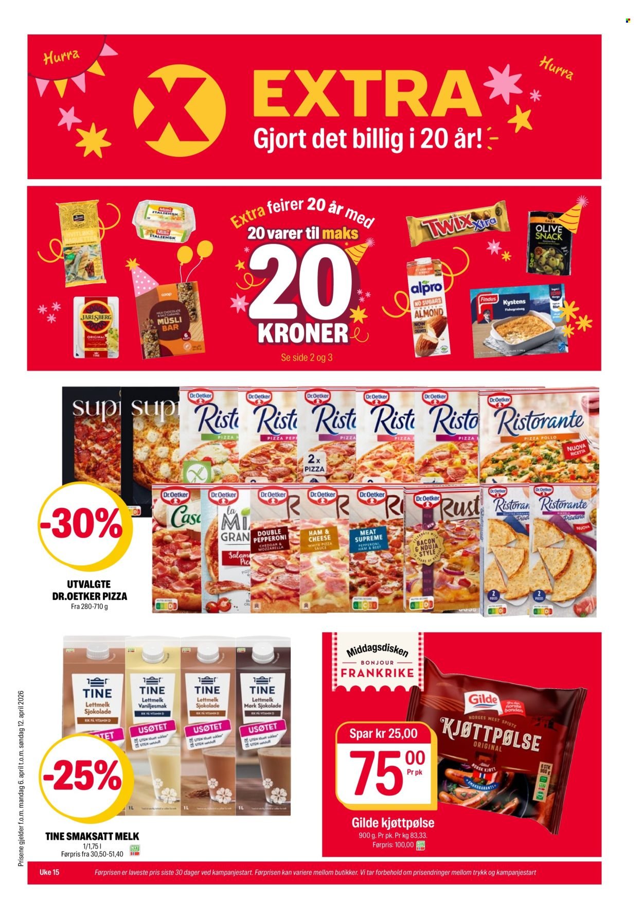 COOP EXTRA kundeavis - Uke 15 (2026-04-06 - 2026-04-12)
