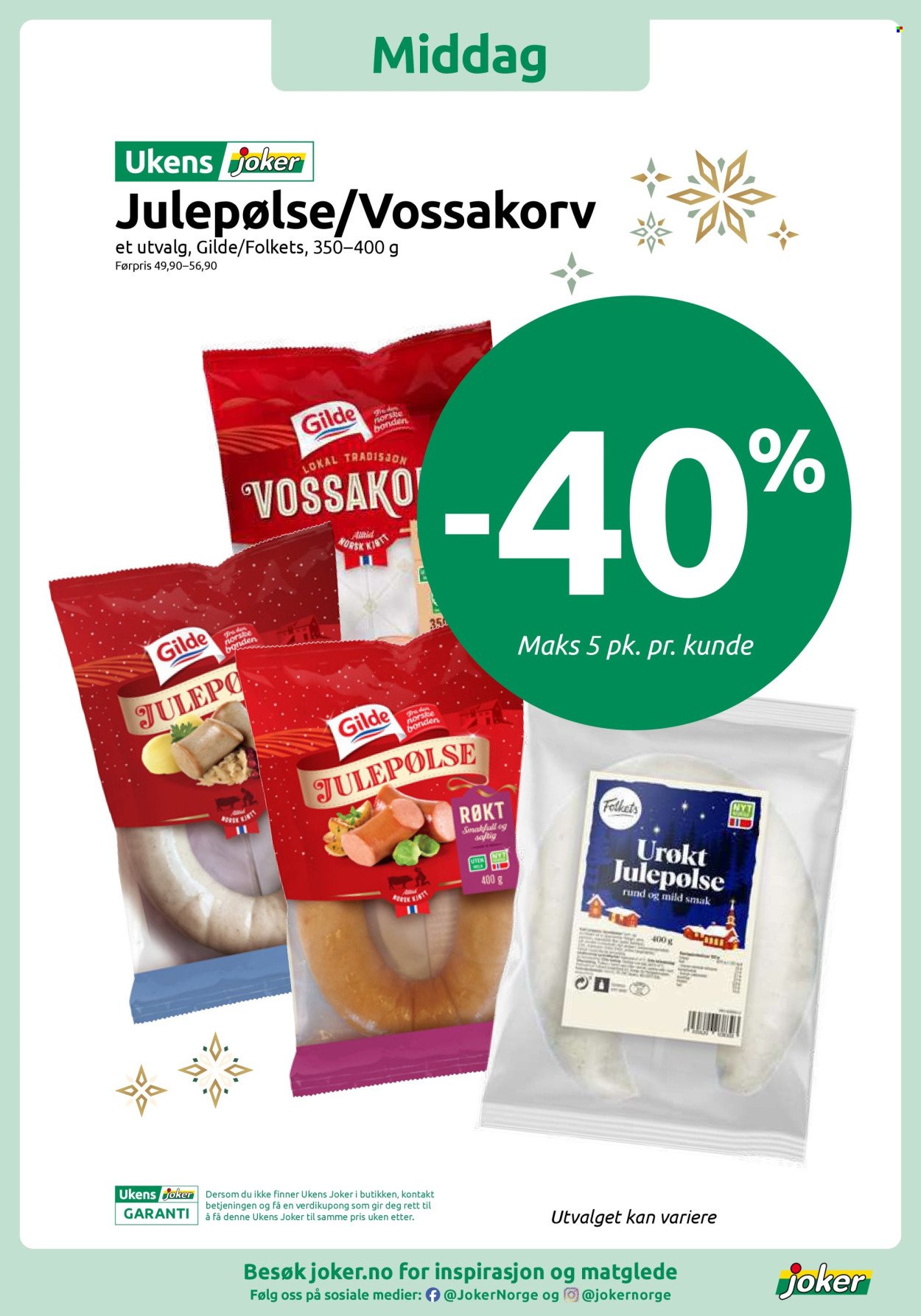 JOKER kundeavis - Fra tirsdag 25. november 2025 (2025-11-25 - 2025-11-29)