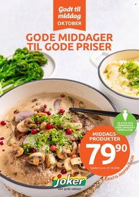 JOKER kundeavis - Godt til middag oktober (2025-10-01 - 2025-10-31)