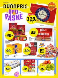 BUNNPRIS kundeavis - Uke 12 (2026-03-16 - 2026-03-22)