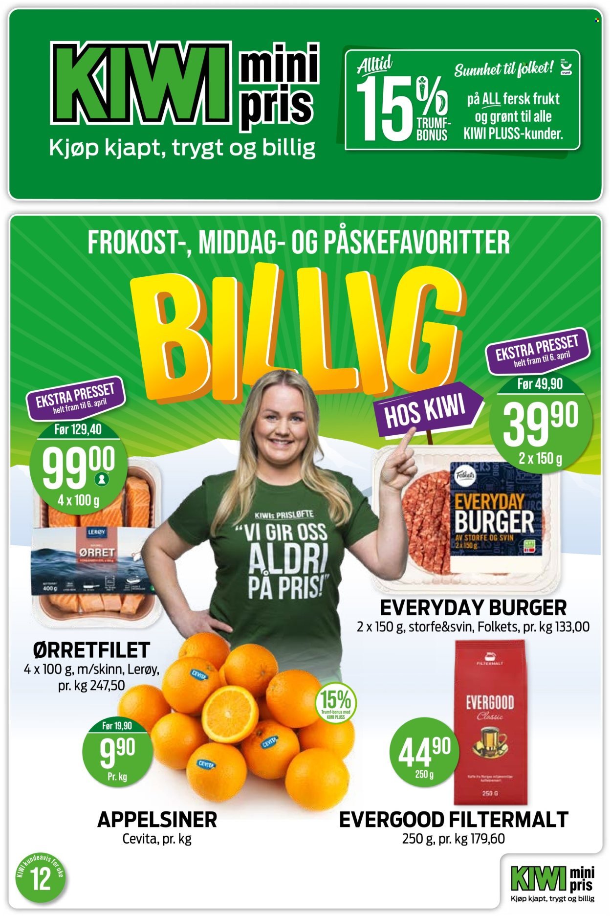 KIWI kundeavis - Fra mandag 16. mars 2026 (2026-03-16 - 2026-03-22)