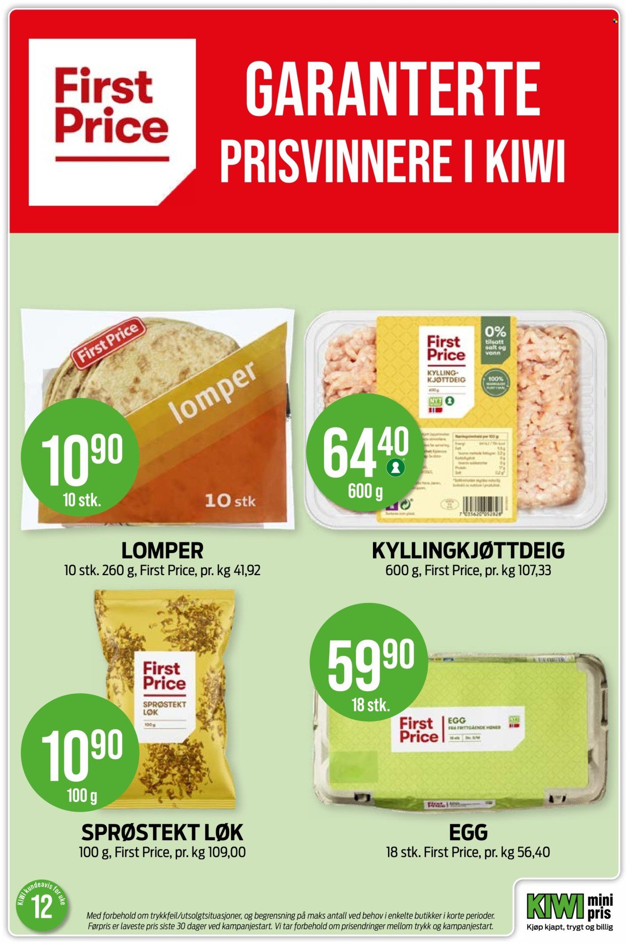 KIWI kundeavis - Fra mandag 16. mars 2026 (2026-03-16 - 2026-03-22)