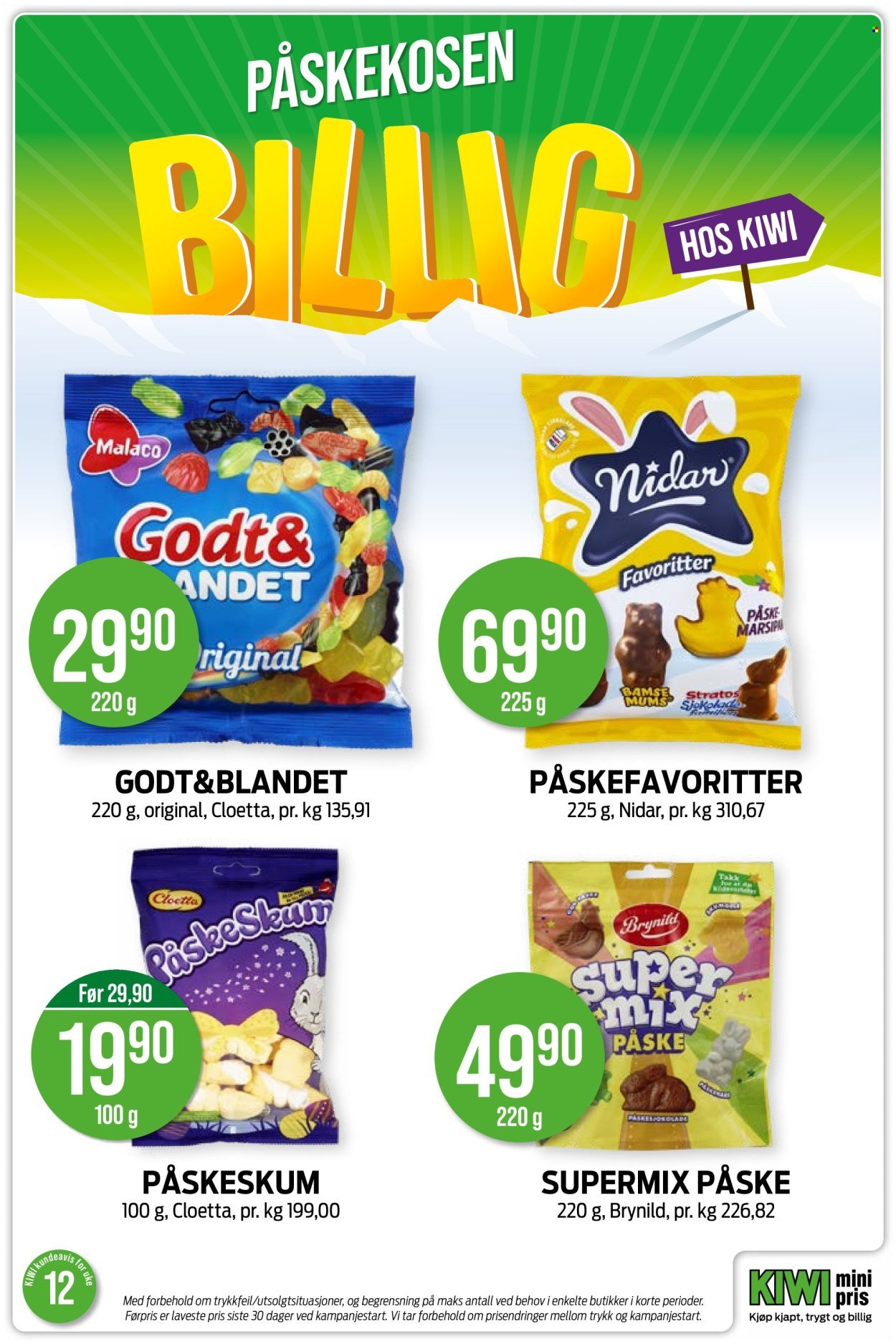 KIWI kundeavis - Fra mandag 16. mars 2026 (2026-03-16 - 2026-03-22)