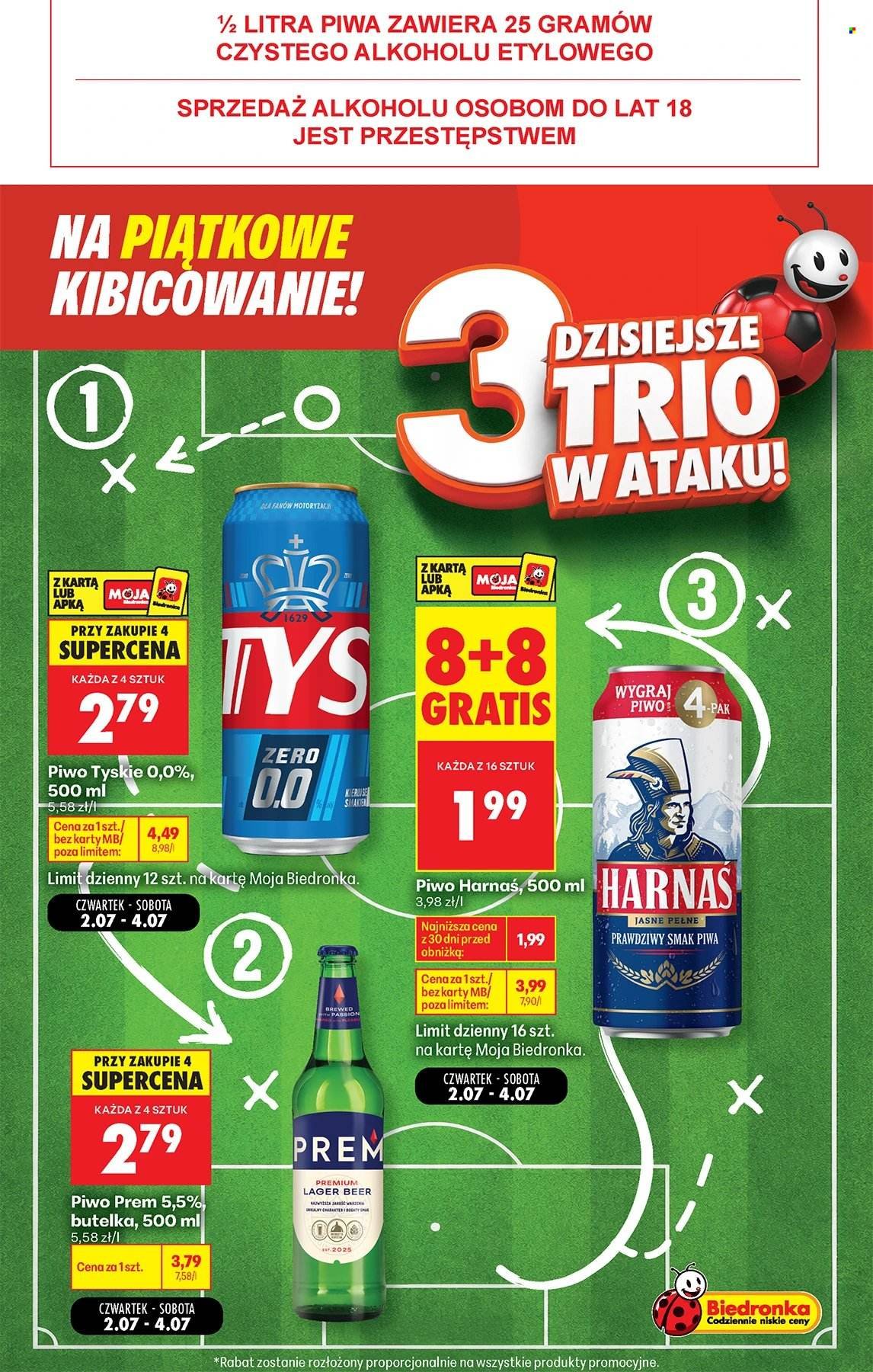 Gazetka BIEDRONKA - Na piątkowe kibicowanie