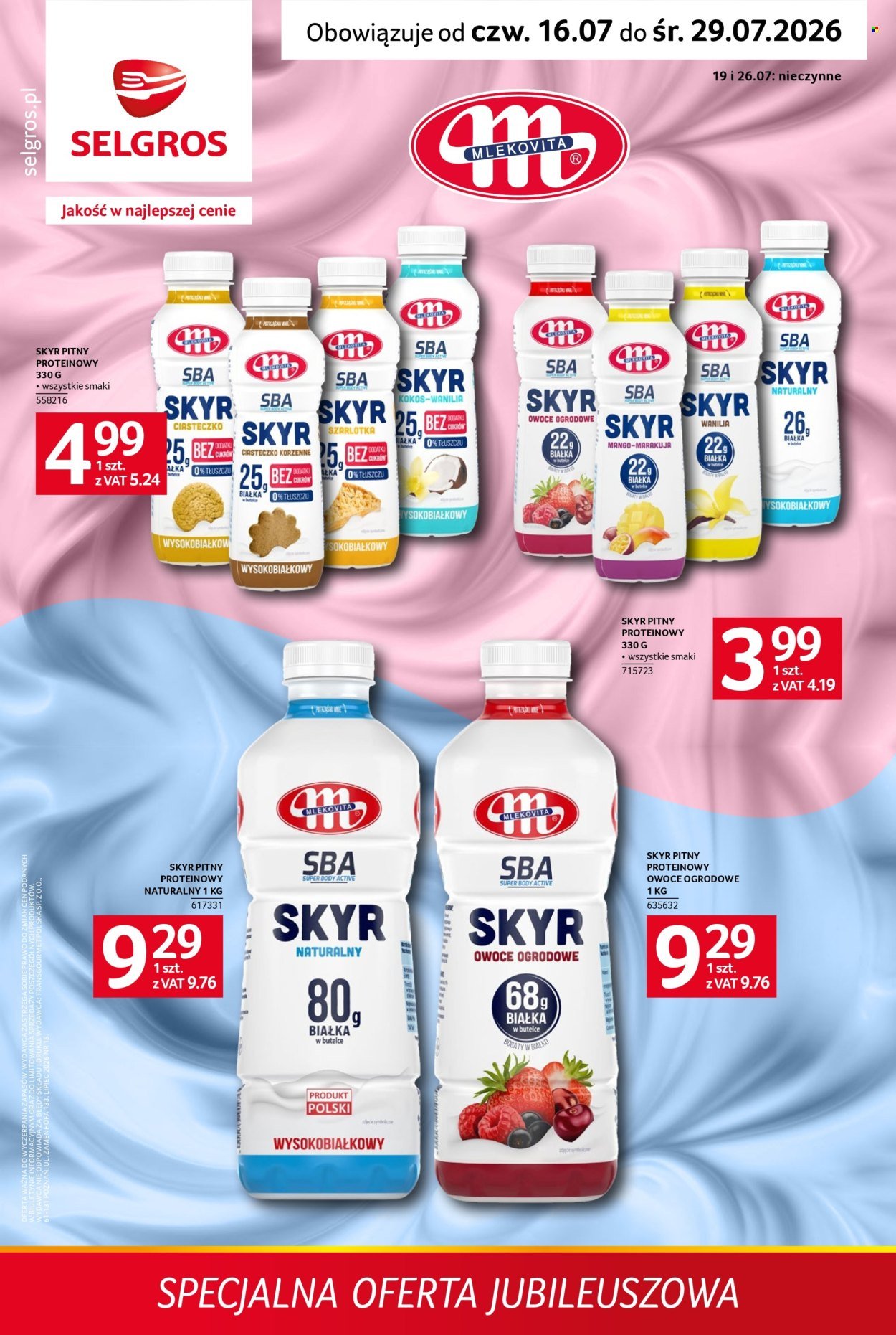 Gazetka SELGROS - Specjalna Oferta Jubileuszowa