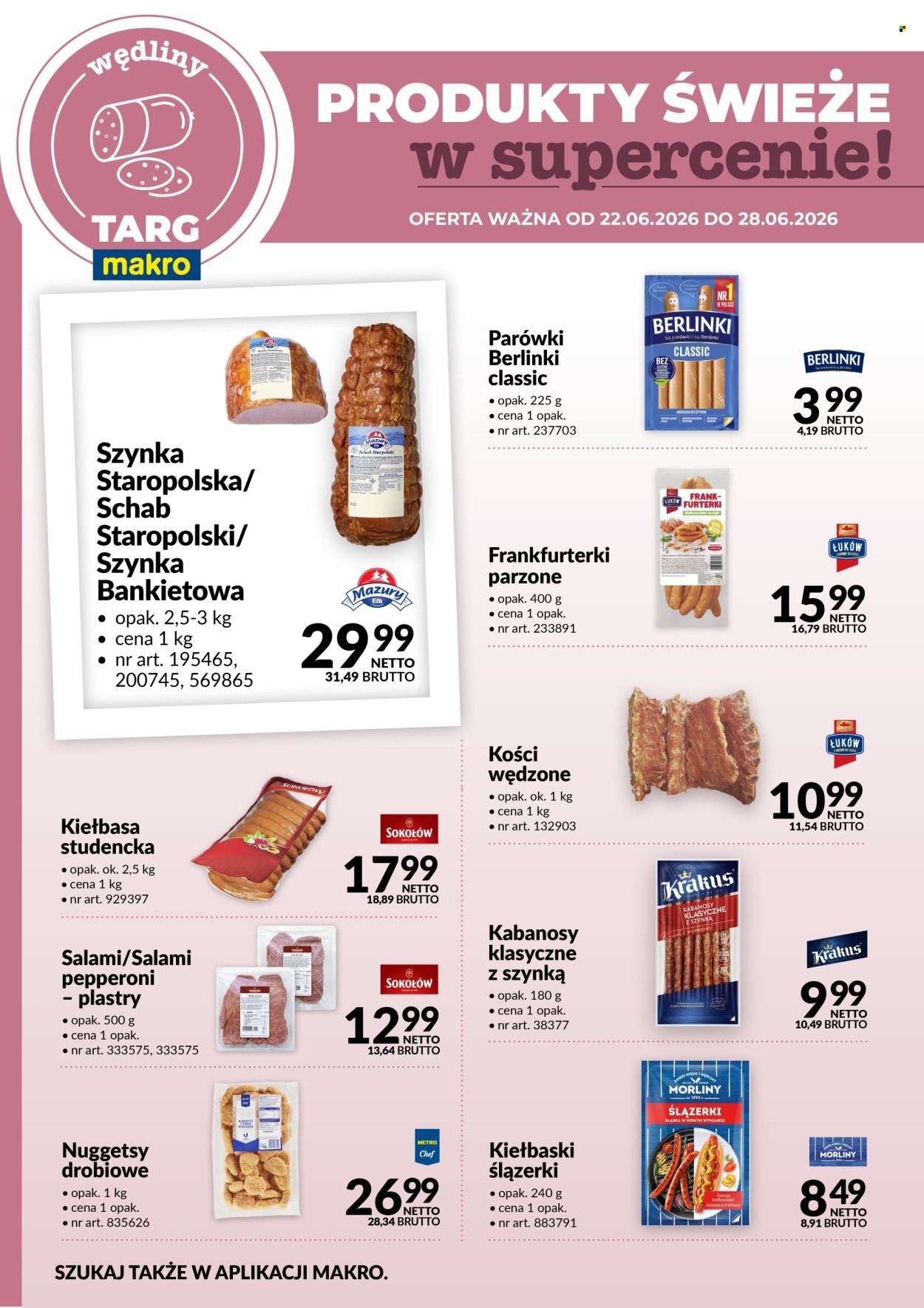 Gazetka MAKRO - Targ MAKRO - oferta świeża w super cenach!