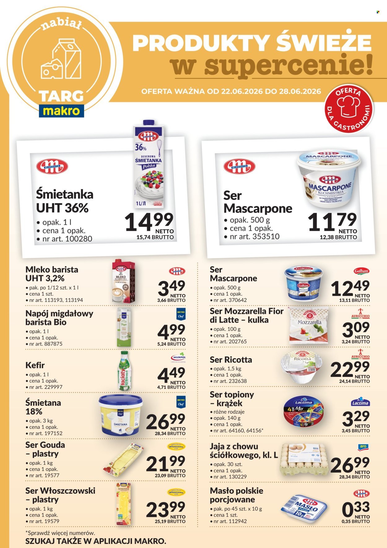 Gazetka MAKRO - Targ MAKRO - oferta świeża w super cenach!