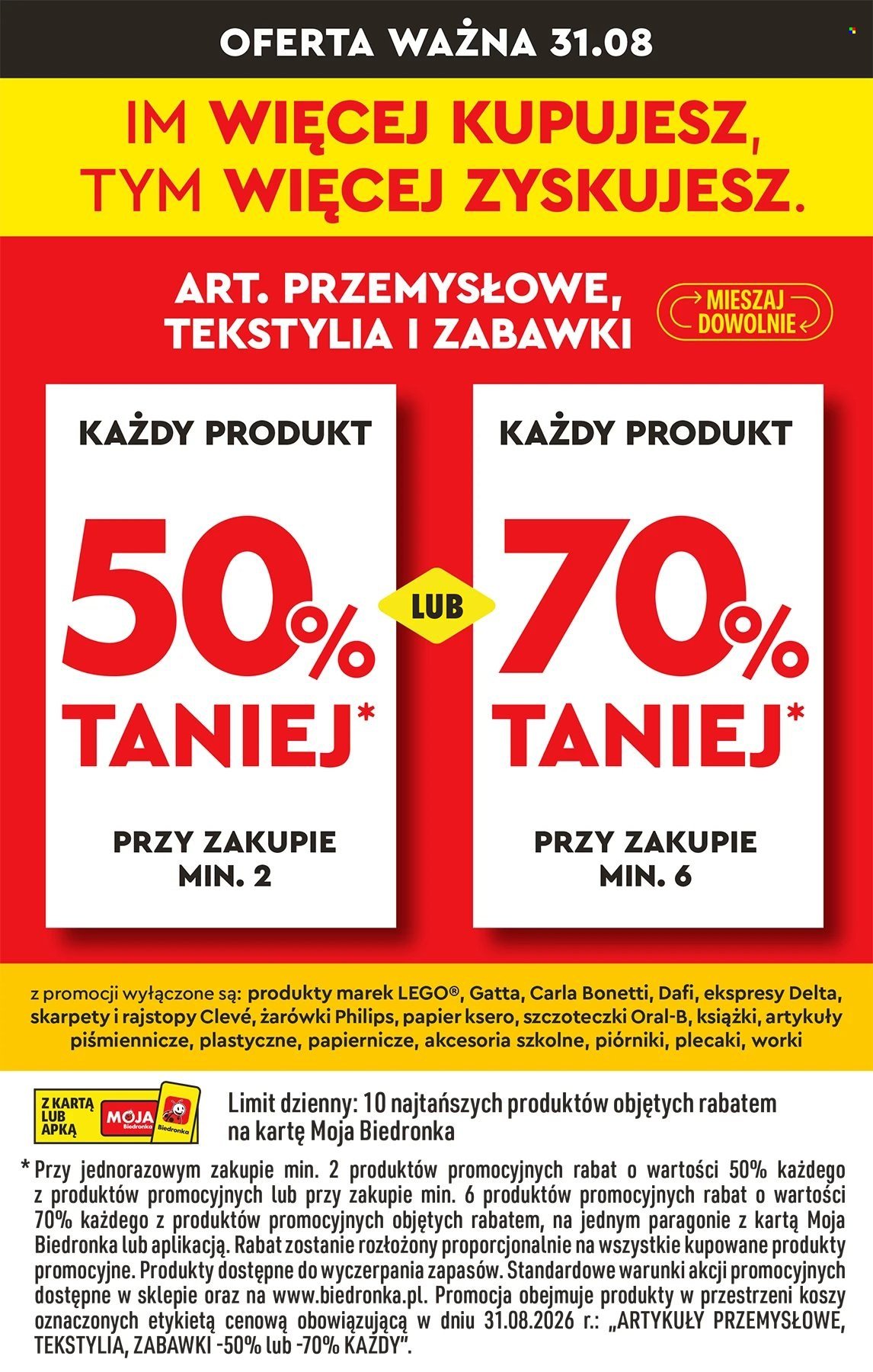 Gazetka BIEDRONKA - Super okazje na koniec miesiąca