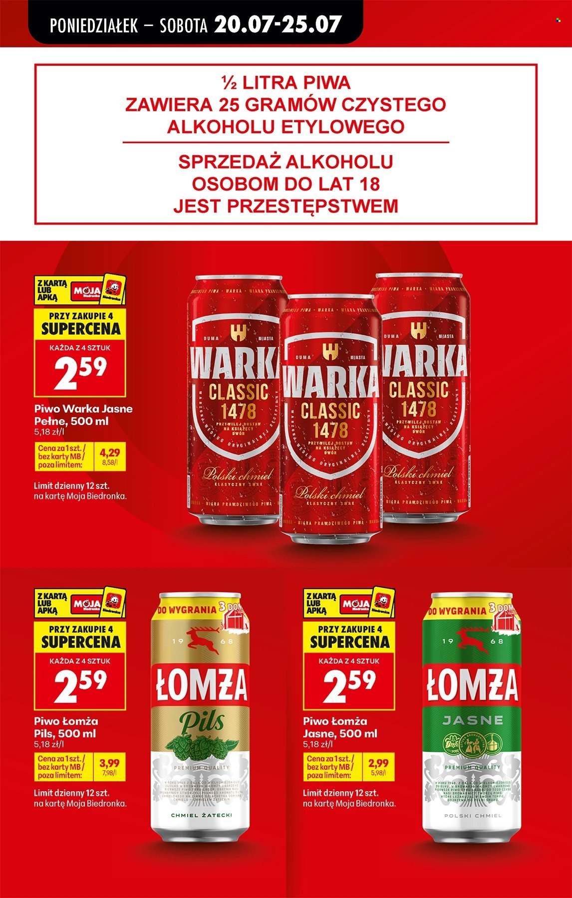 Gazetka BIEDRONKA - W tym tygodniu od poniedziałku
