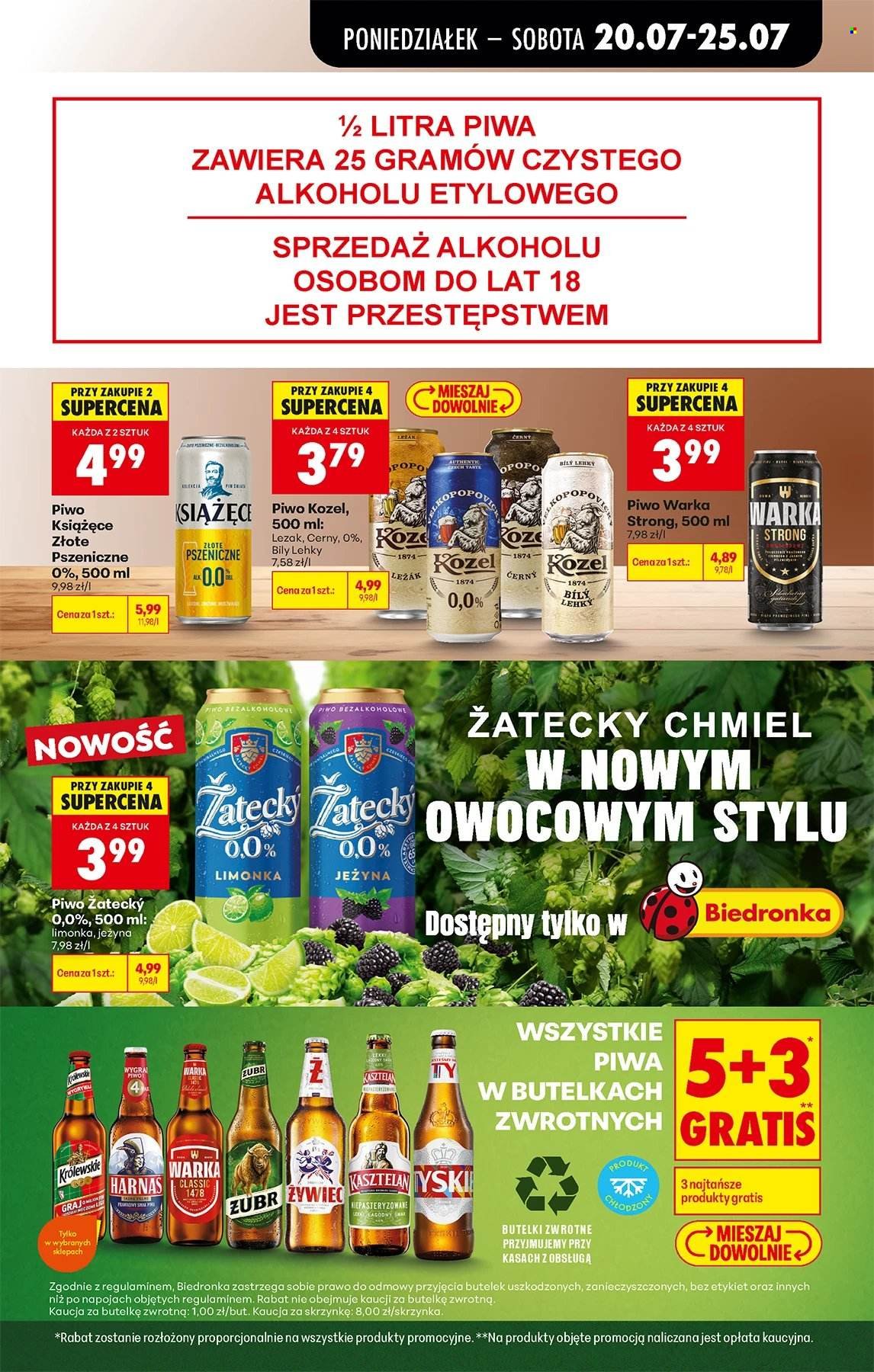 Gazetka BIEDRONKA - W tym tygodniu od poniedziałku