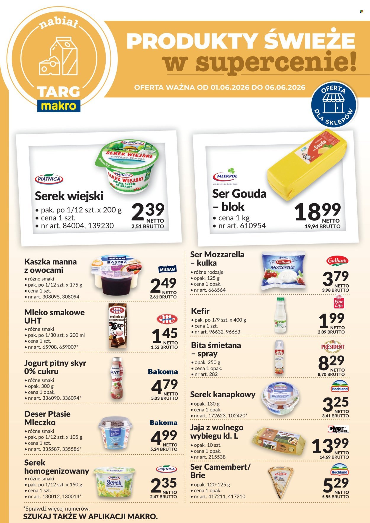 Gazetka MAKRO - Targ MAKRO - oferta świeża w super cenach!