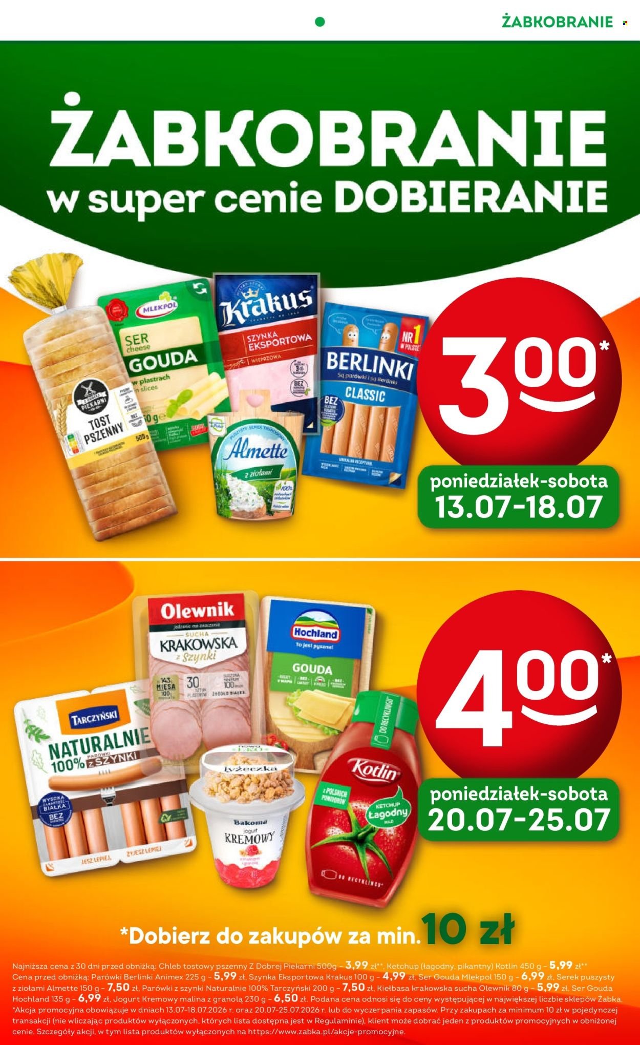 Gazetka ŻABKA - Od środy 15.07.2026