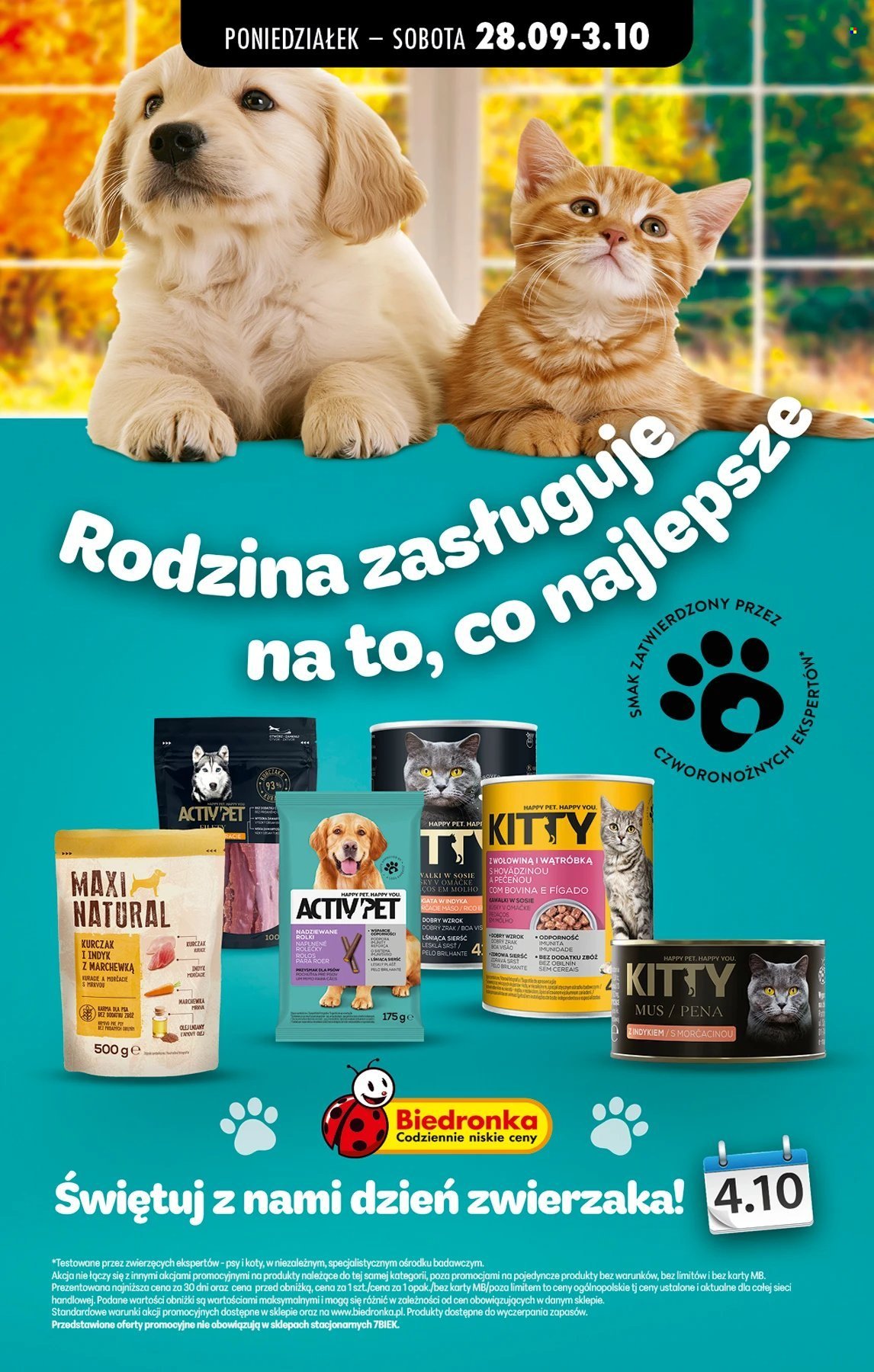 Gazetka BIEDRONKA - Pet Food