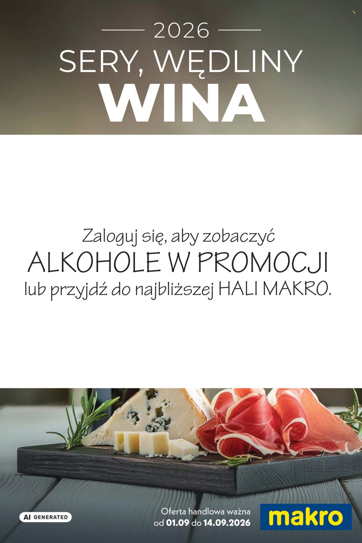 Gazetka MAKRO - Katalog Sery, Wędliny, Wina