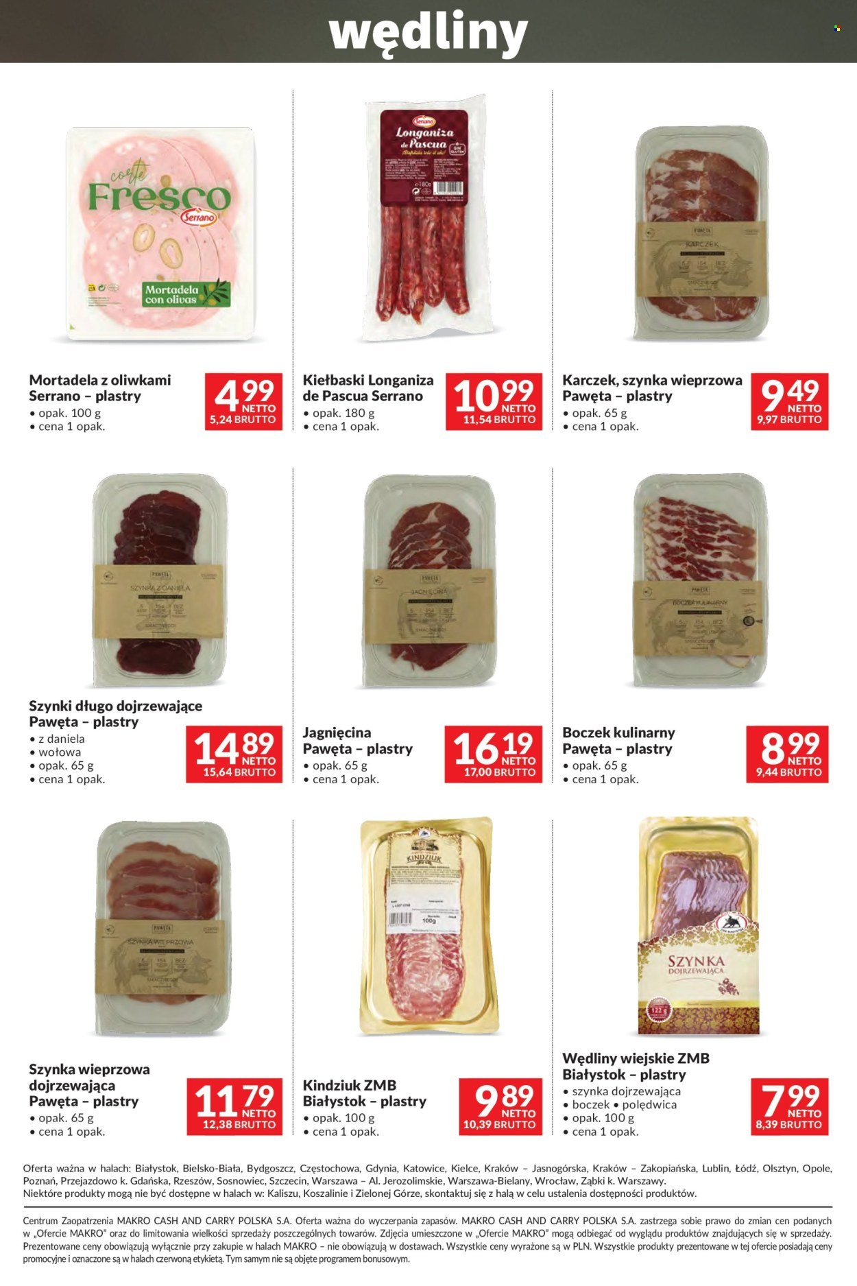 Gazetka MAKRO - Katalog Sery, Wędliny, Wina