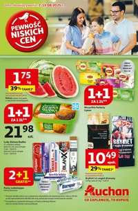 Gazetka AUCHAN - Pewność niskich cen (2025-08-07 - 2025-08-13)