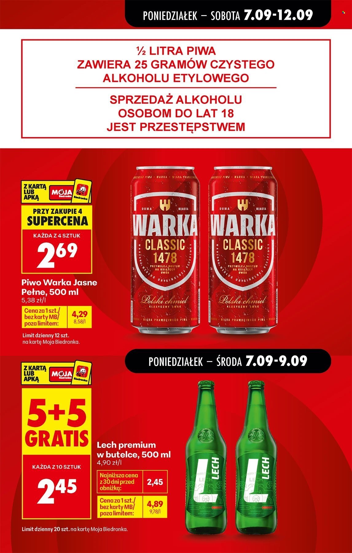 Gazetka BIEDRONKA - W tym tygodniu od poniedziałku