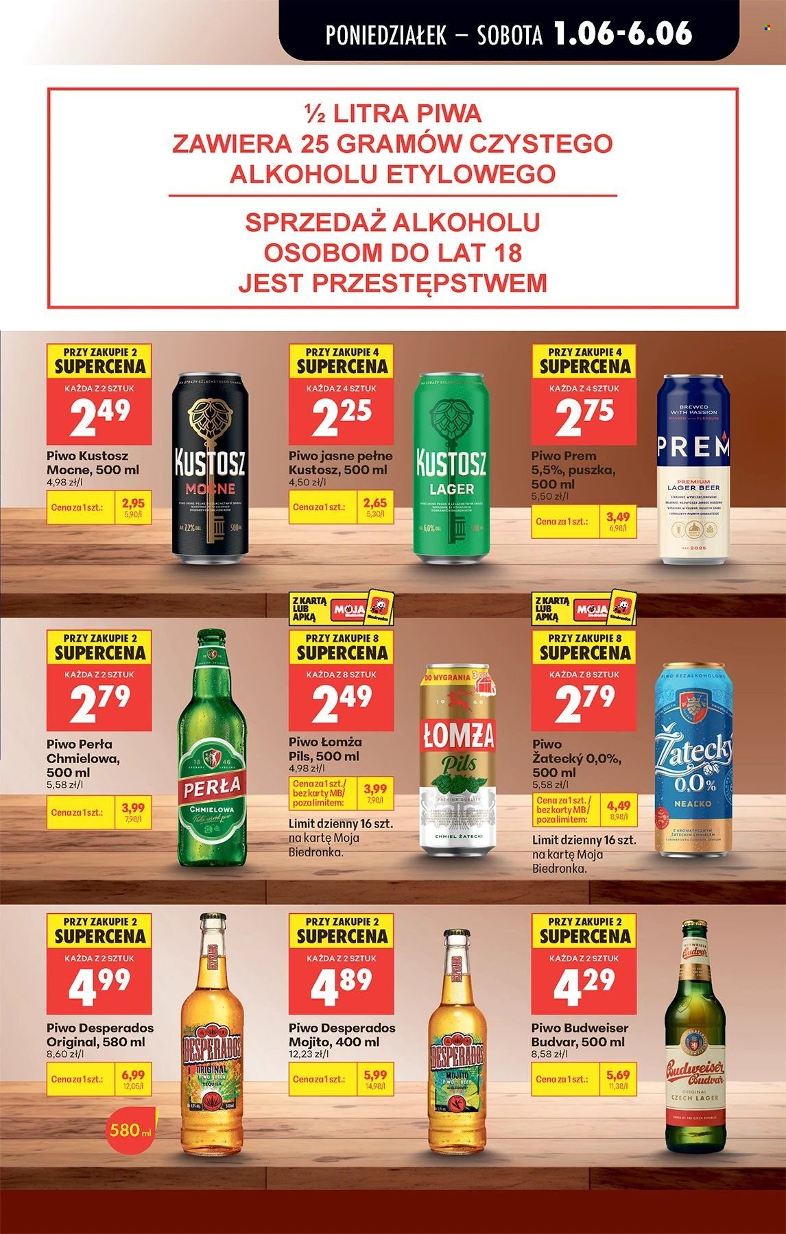 Gazetka BIEDRONKA - W tym tygodniu od poniedziałku