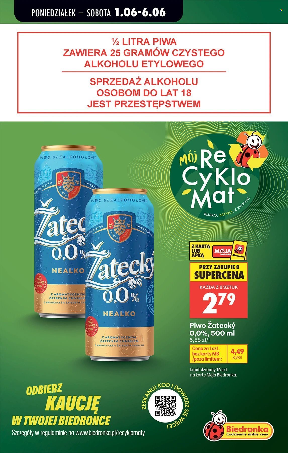 Gazetka BIEDRONKA - W tym tygodniu od poniedziałku