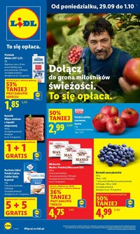 Gazetka LIDL - Od poniedziałku (2025-09-29 - 2025-10-01)