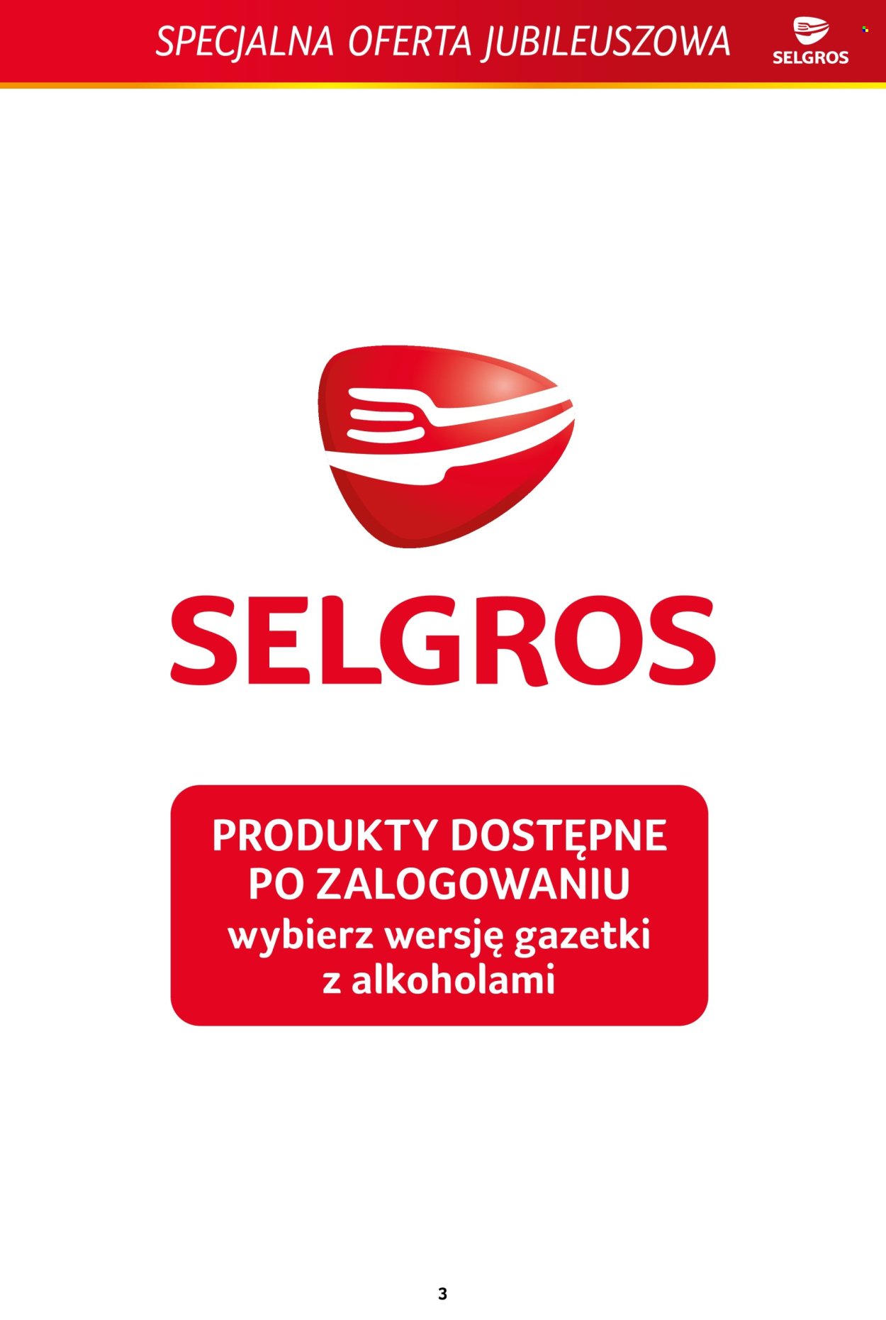 Gazetka SELGROS - Specjalna Oferta Jubileuszowa