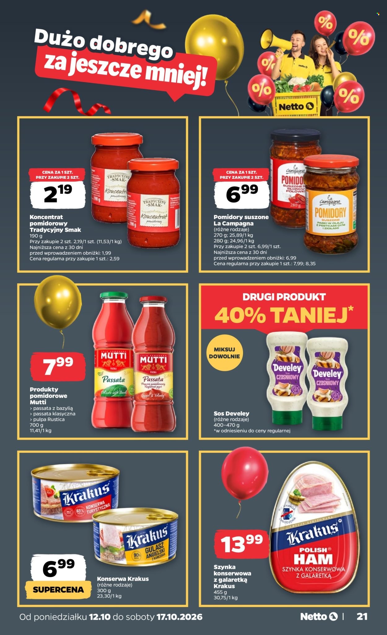 Gazetka NETTO - Od poniedziałku 12.10.2026