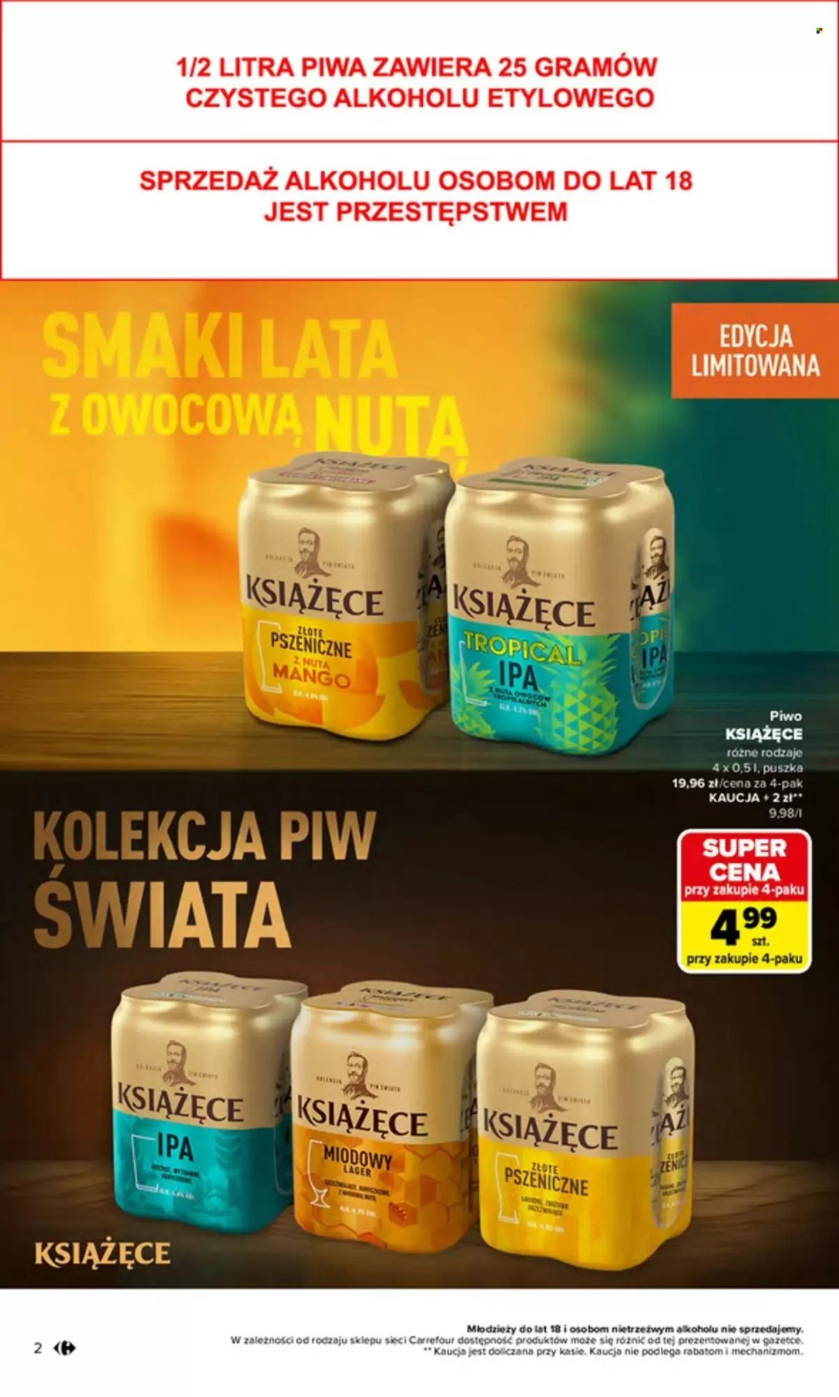 Gazetka CARREFOUR - Kompania piwowarska