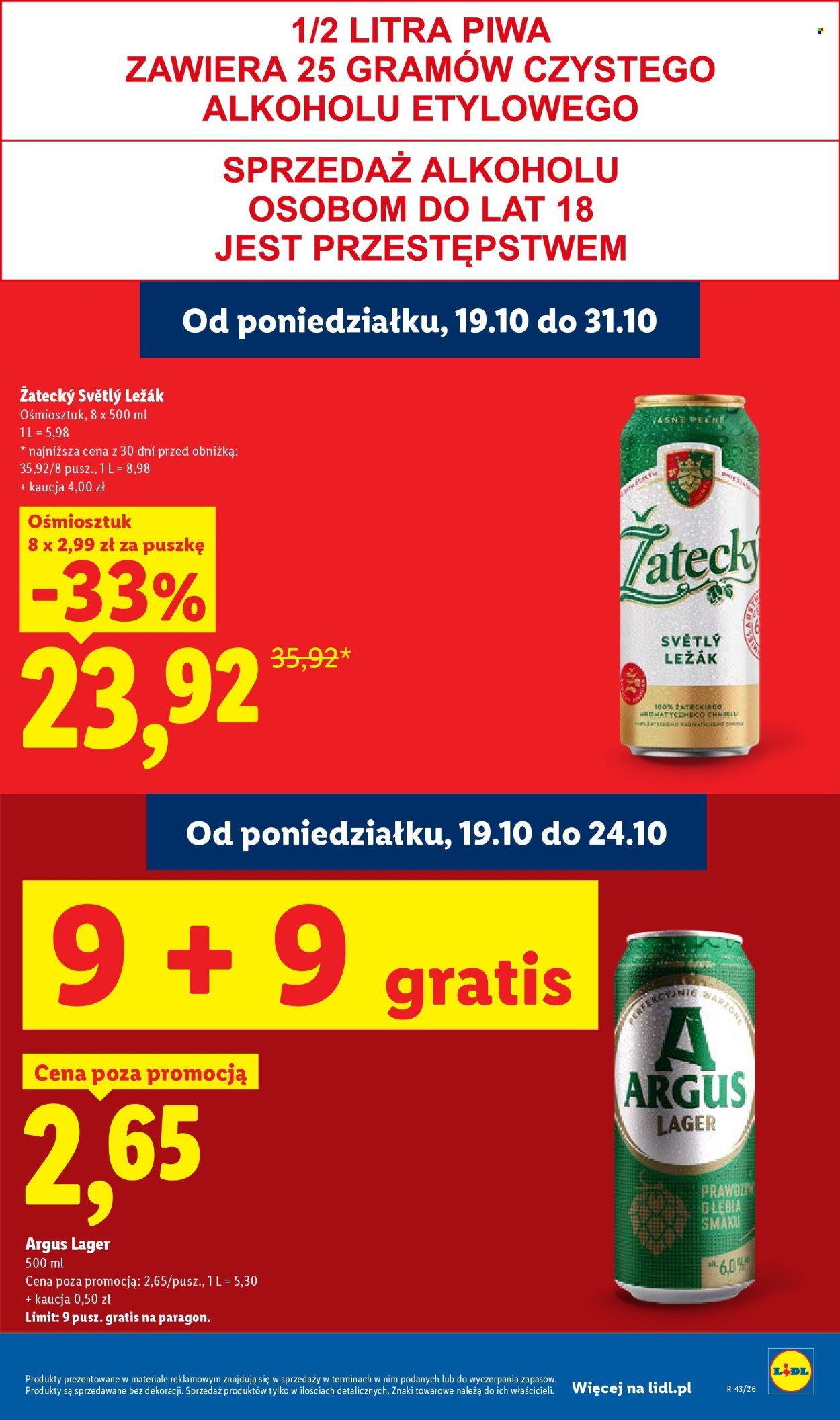 Gazetka LIDL - Od poniedziałku