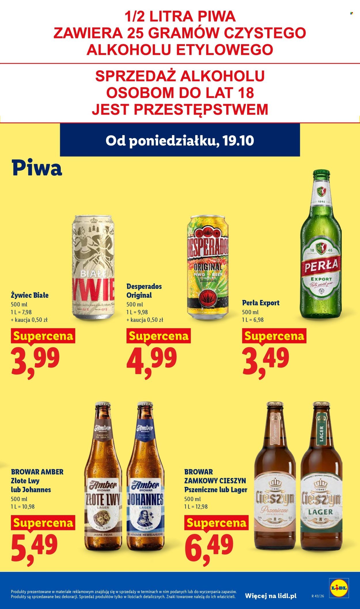 Gazetka LIDL - Od poniedziałku