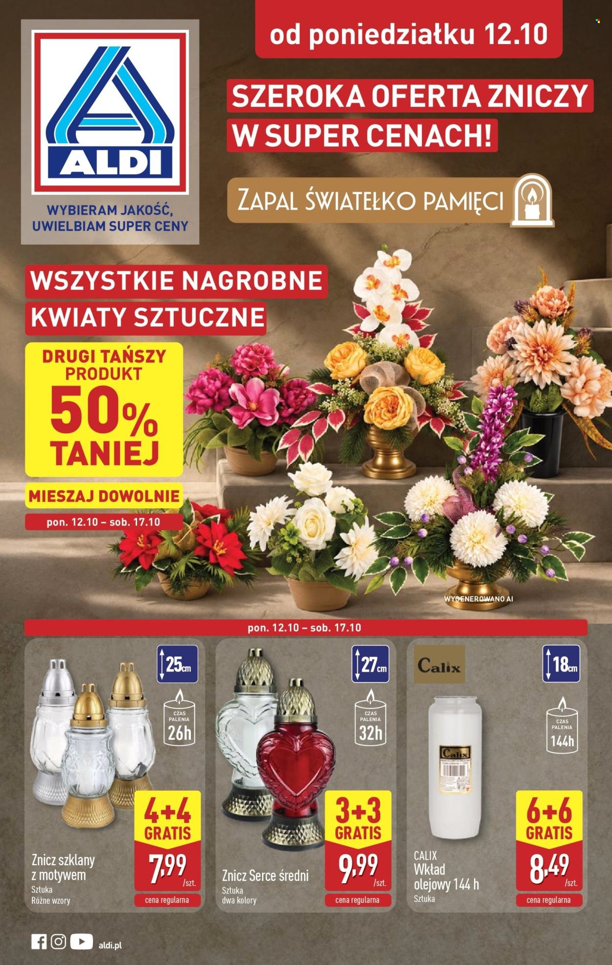 Gazetka ALDI - Znicze i stroiki