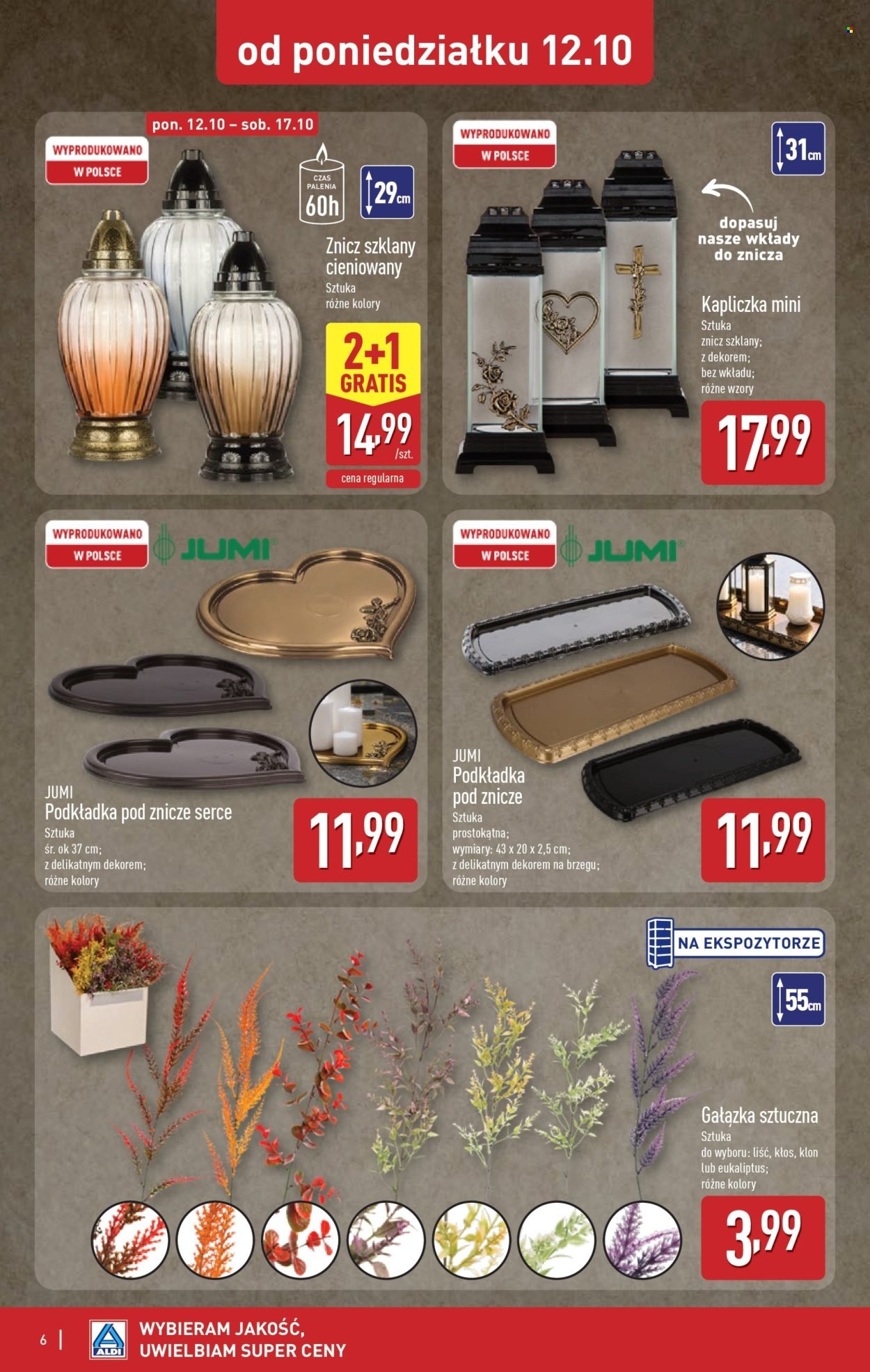 Gazetka ALDI - Znicze i stroiki