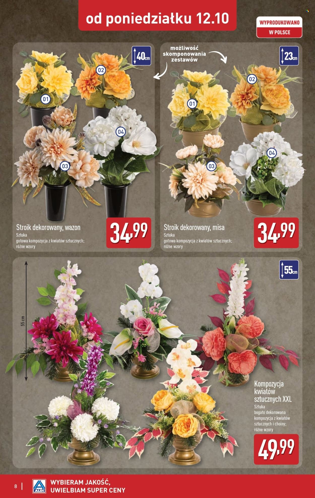 Gazetka ALDI - Znicze i stroiki