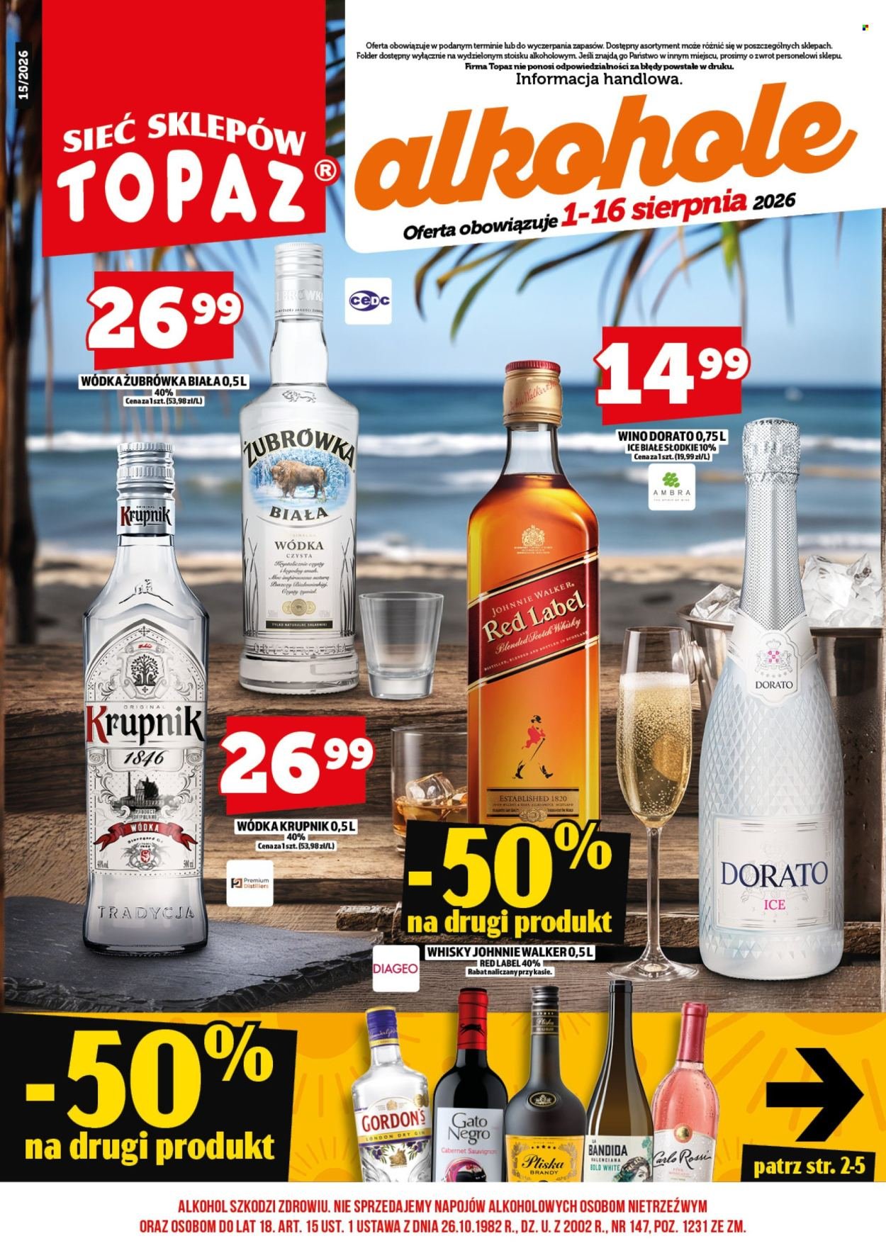 Gazetka TOPAZ - Od soboty 1.08.2026