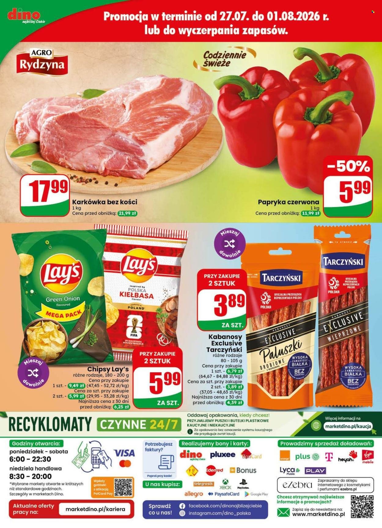 Gazetka DINO - Od środy 29.07.2026