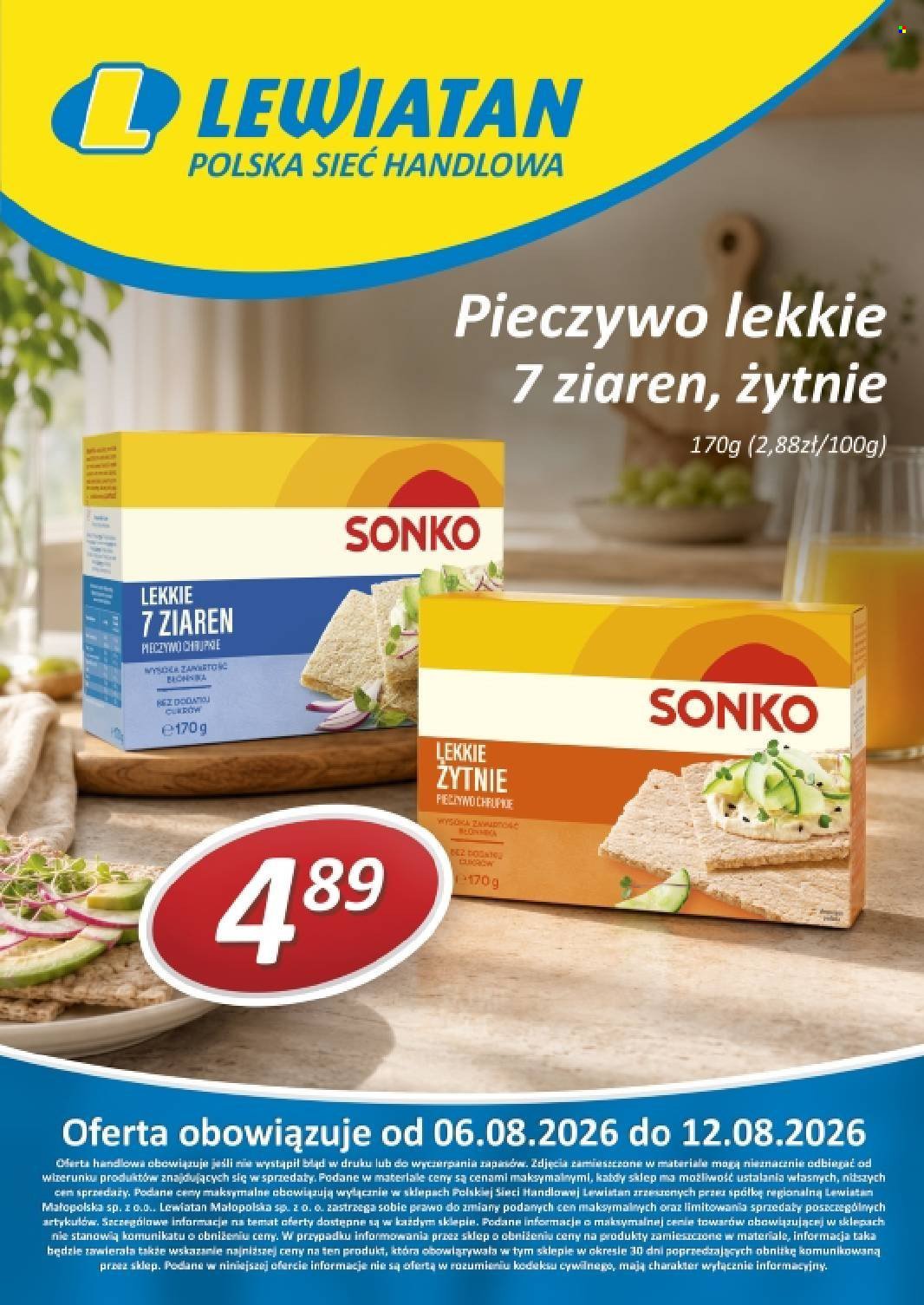 Gazetka LEWIATAN - Od czwartku 6.08.2026