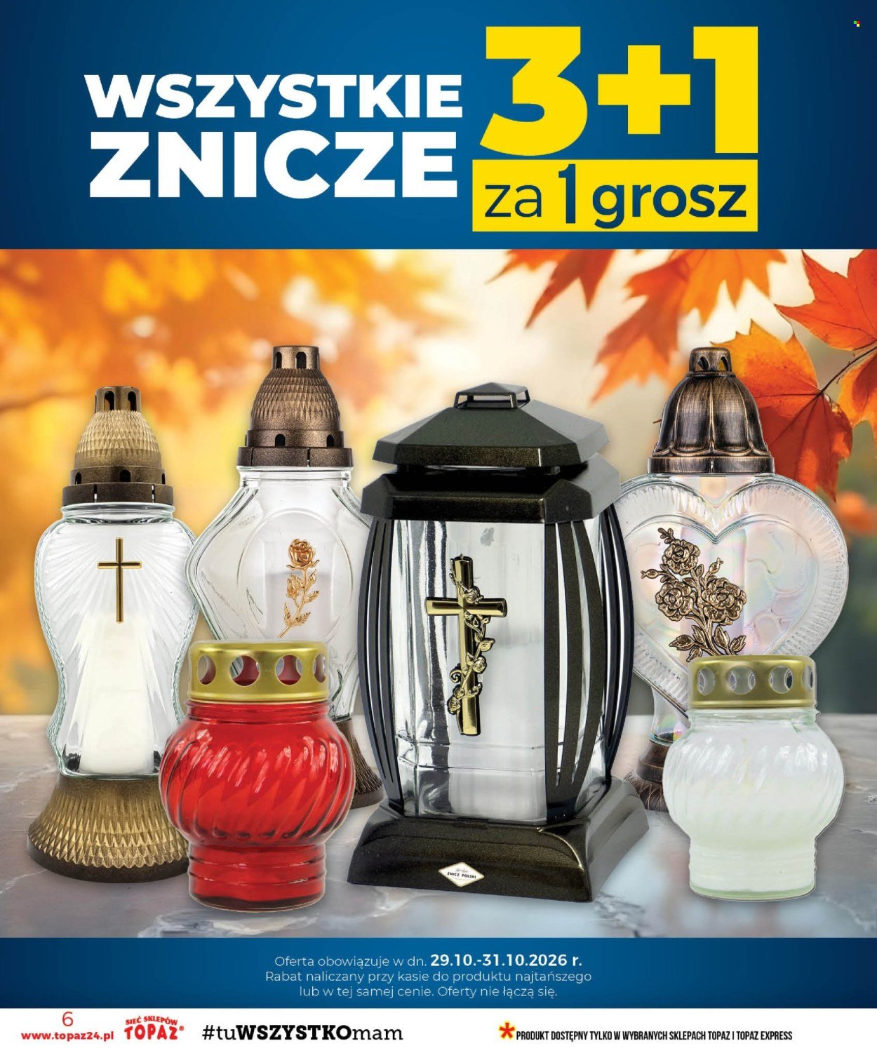 Gazetka TOPAZ - Od czwartku 29.10.2026