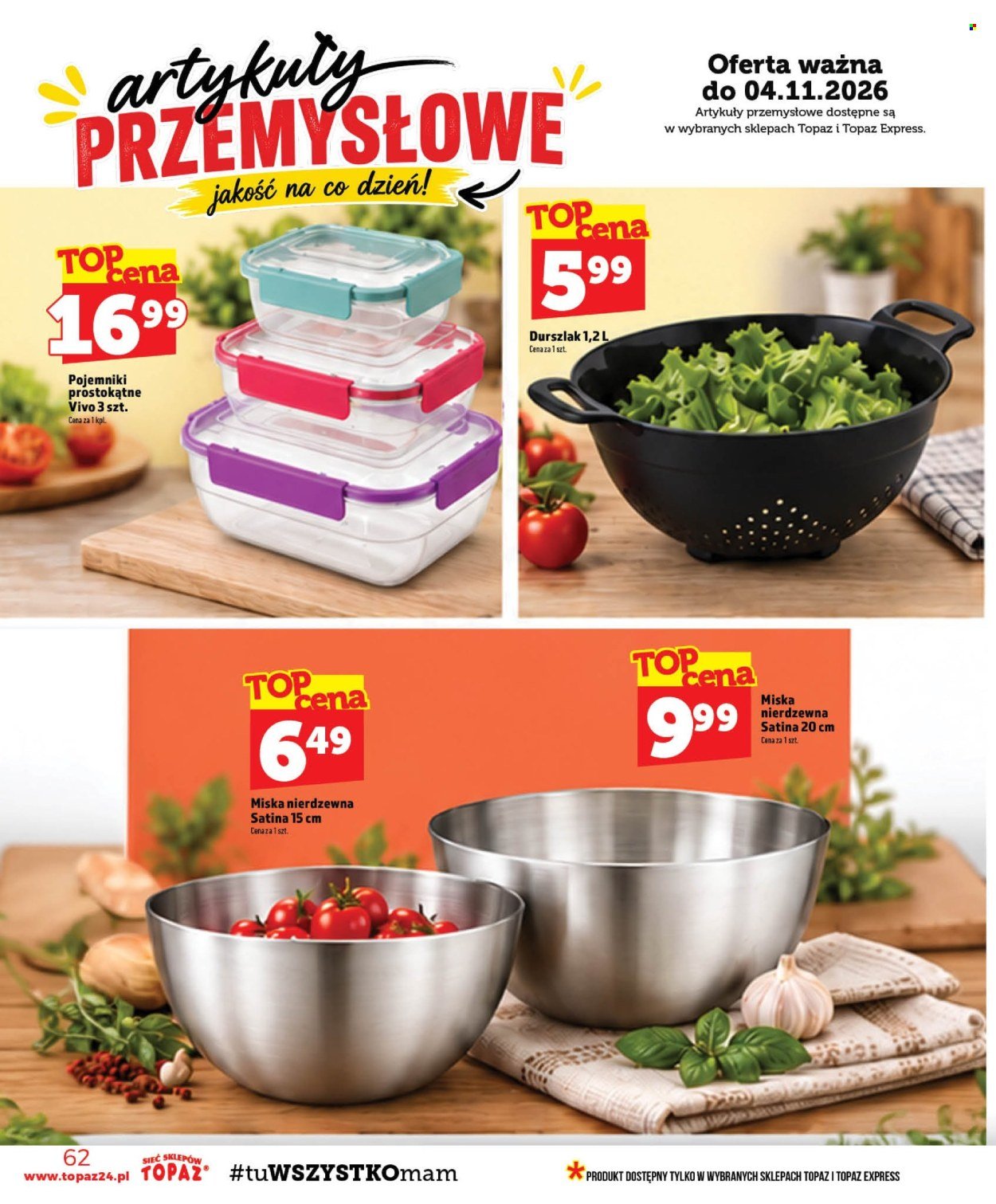 Gazetka TOPAZ - Od czwartku 29.10.2026