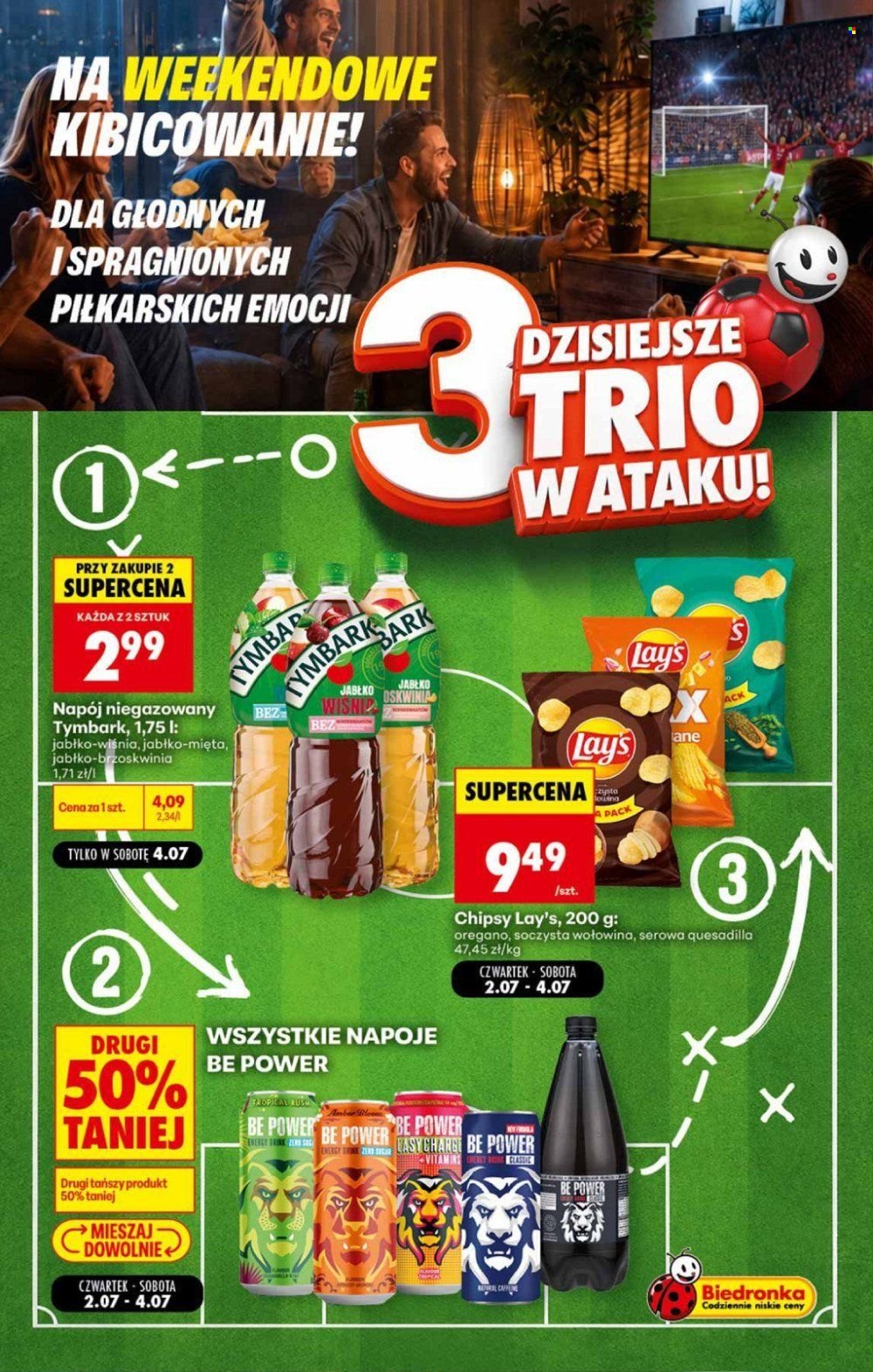 Gazetka BIEDRONKA - Na weekendowe kibicowanie