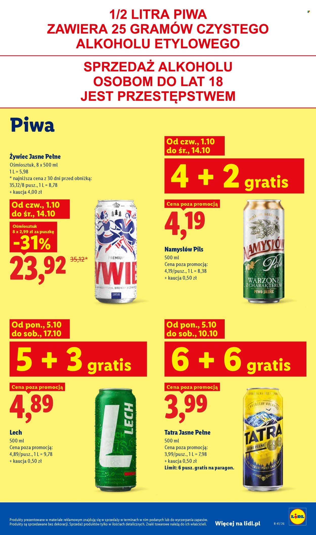 Gazetka LIDL - Od poniedziałku