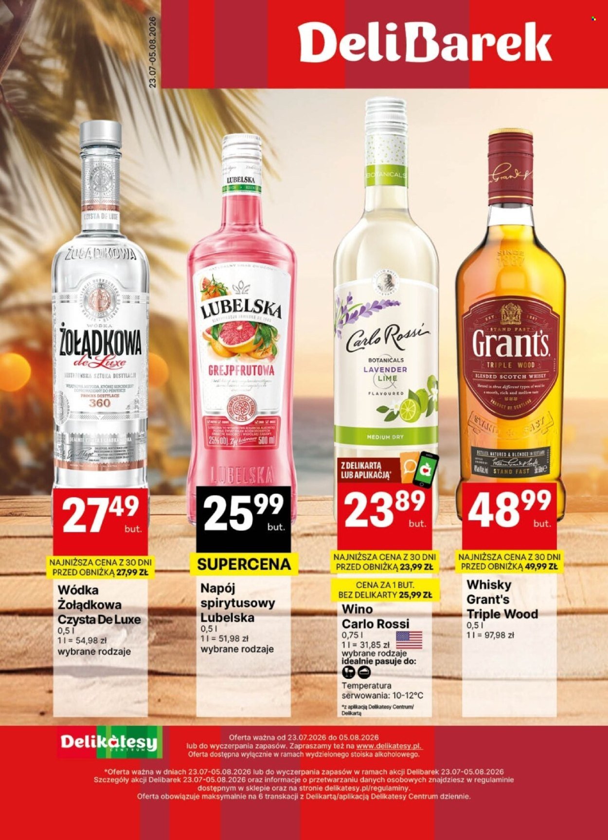 Gazetka DELIKATESY CENTRUM - Od czwartku 23.07.2026