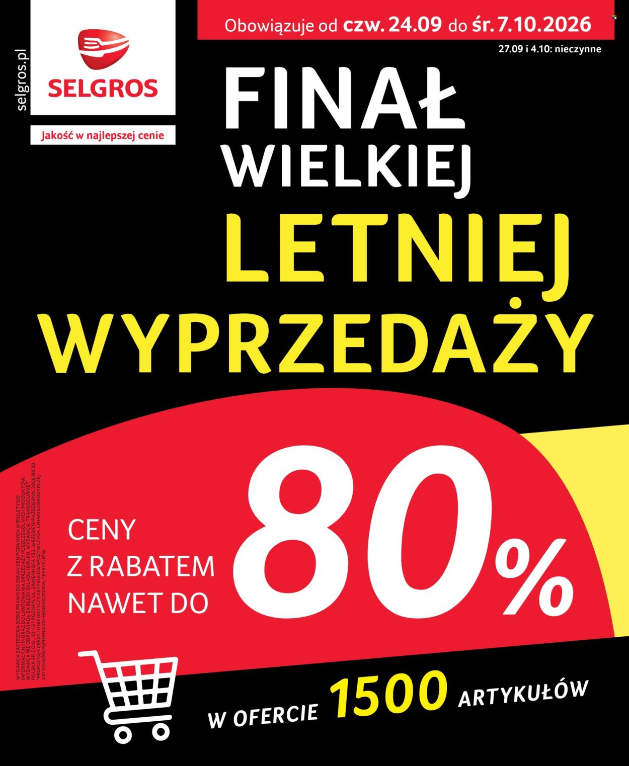 Gazetka SELGROS - Totalna Wyprzedaż