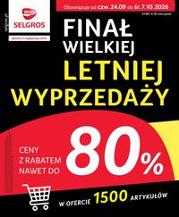 Gazetka SELGROS - Totalna Wyprzedaż