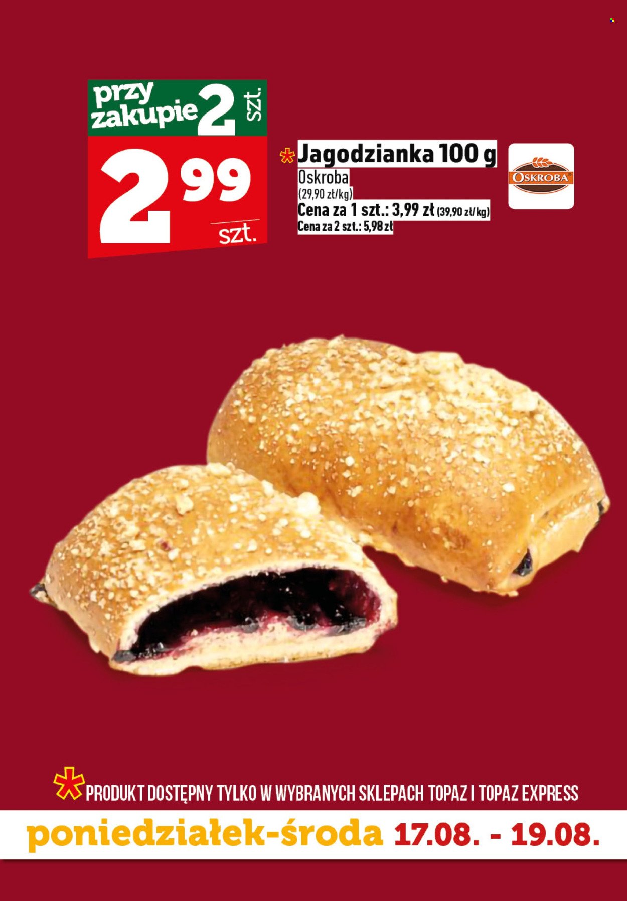 Gazetka TOPAZ - Od poniedziałku 17.08.2026