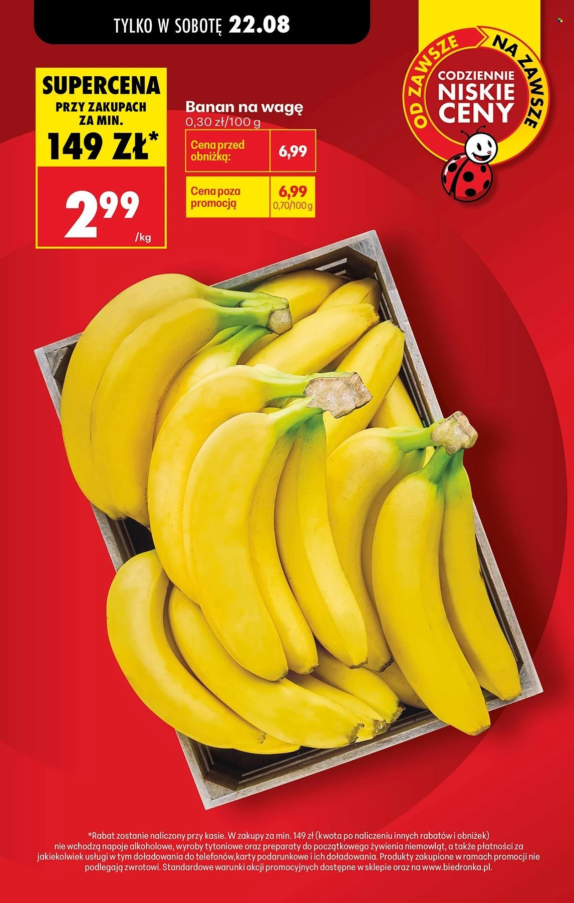 Gazetka BIEDRONKA - Najtańsza soboty