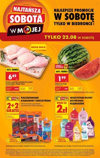 Gazetka BIEDRONKA - Najtańsza soboty