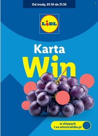Gazetka LIDL - Karta win (2025-10-01 - 2025-10-31)