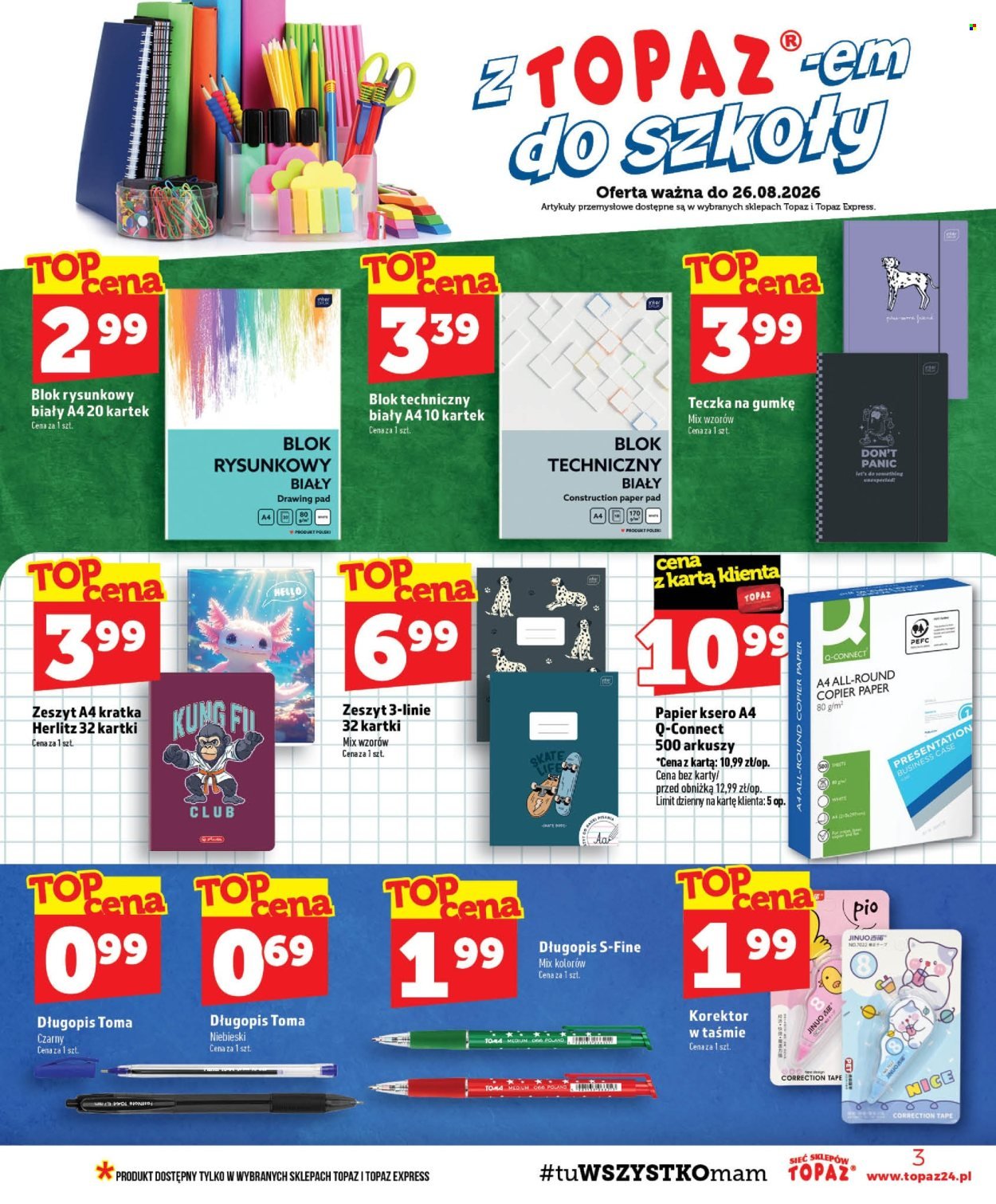 Gazetka TOPAZ - Od czwartku 20.08.2026